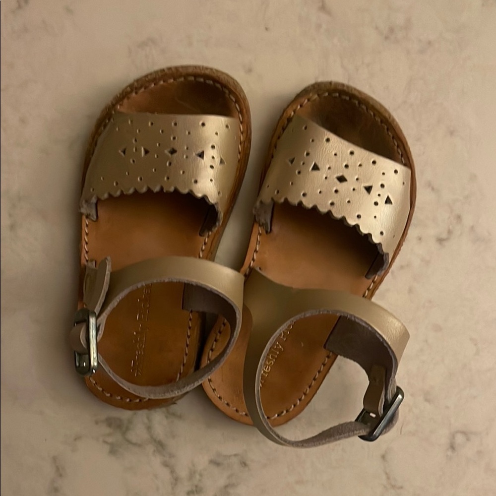 Freshly Picked Metallic Sandals